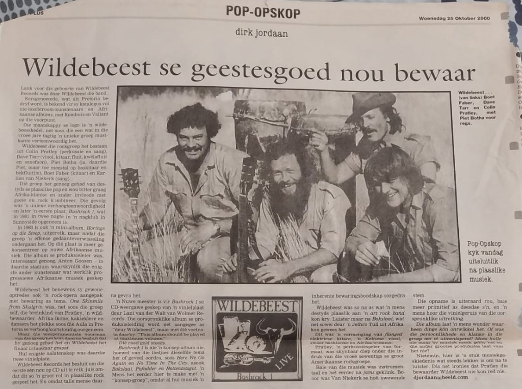 Pop-OpSkop, 25 October 2000